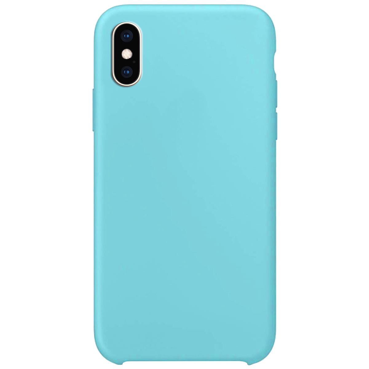 

Силиконовый чехол Epik Soft cover для Apple iPhone XS Max (6.5") Бирюзовый / Ice Blue