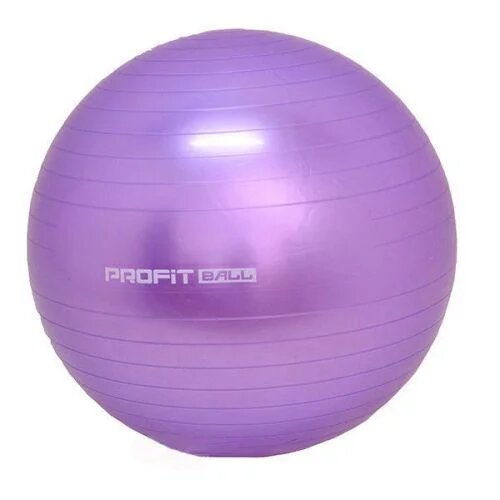 

Мяч для фитнеса Profit Ball 65 см фиолетовый (фитбол, гимнастический мяч для беременных) PB-65-V
