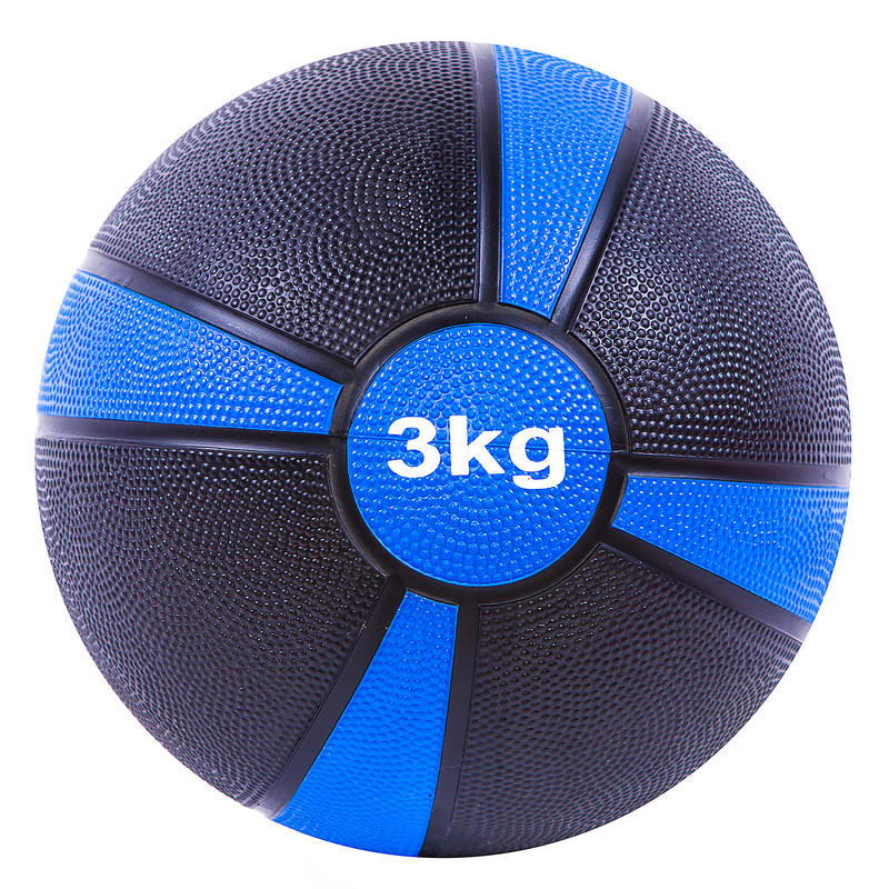 

Медбол с отскоком EasyFit 3 кг EF-MB-SLM-BL (набивной медицинский мяч-слэмбол)