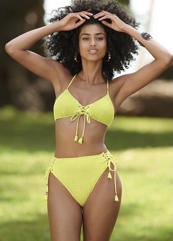 

Купальник Victoria's Secret Жатка S Лимонный (9019)