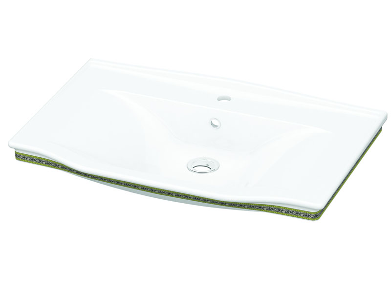 

Умывальник Idevit NEO CLASSIC 104 см белый/декор золото (3301-1005-0088)