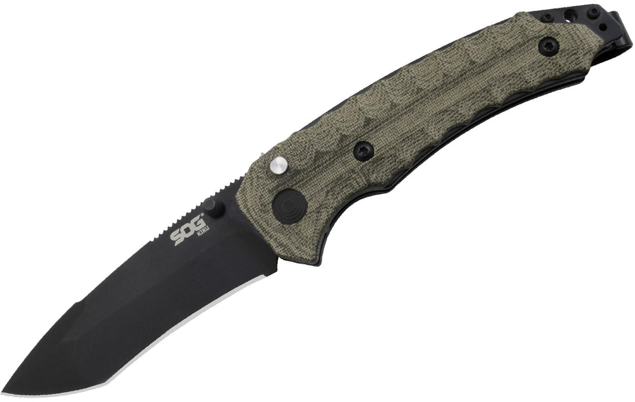 

Нож SOG Kiku - Assisted, S35VN Black KU-3004