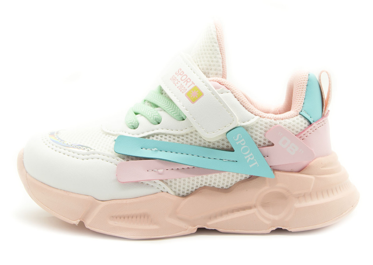 

Кроссовки Kimbo 30 Бело-розовый (YF712-2C white-pink 30)