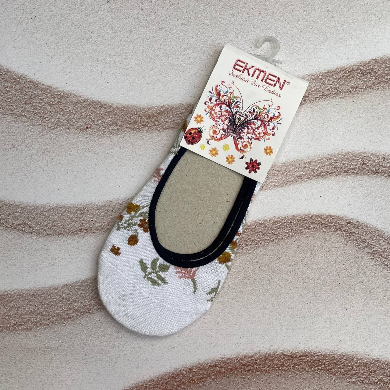 

Женские носки Ekmen следки 36-40р. Коричнево-черные