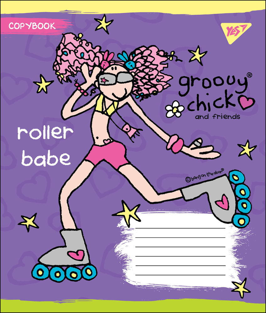 

Набор тетрадей ученических YES Groovy Chick А5 12 листов в линейку 25 шт (764501)