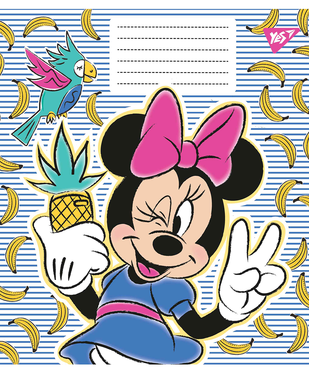 

Набор тетрадей ученических YES Minnie fun А5 12 листов в линейку 25 шт (765582)