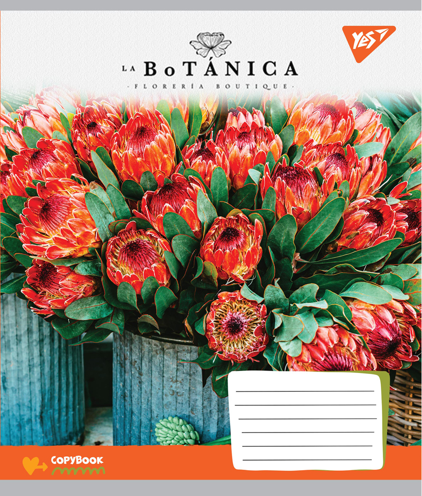 

Набор тетрадей ученических YES La botanica А5 18 листов в клетку 25 шт (765512)