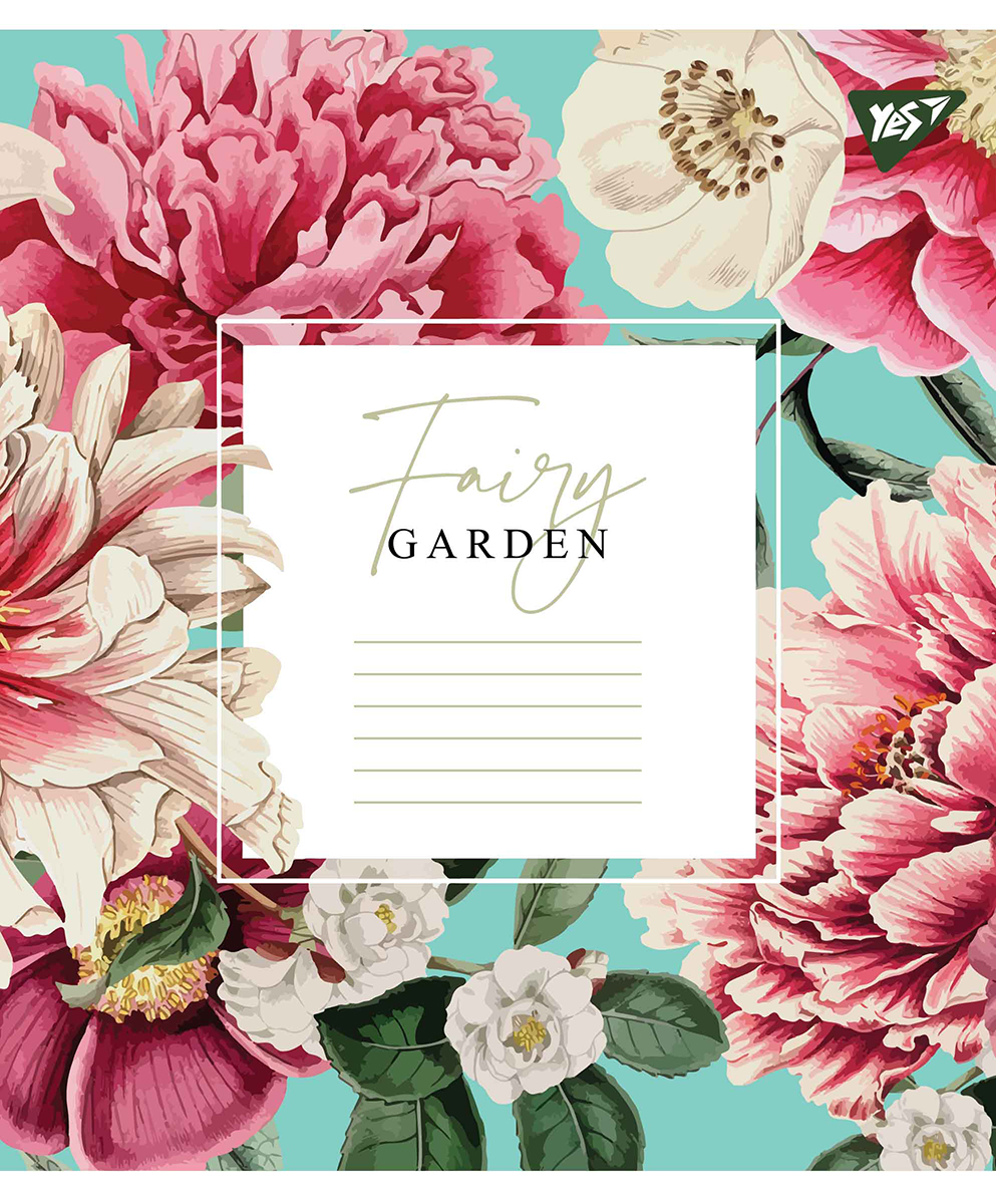 

Набор тетрадей ученических YES Fairy garden А5 24 листа в линейку 20 шт (765537)