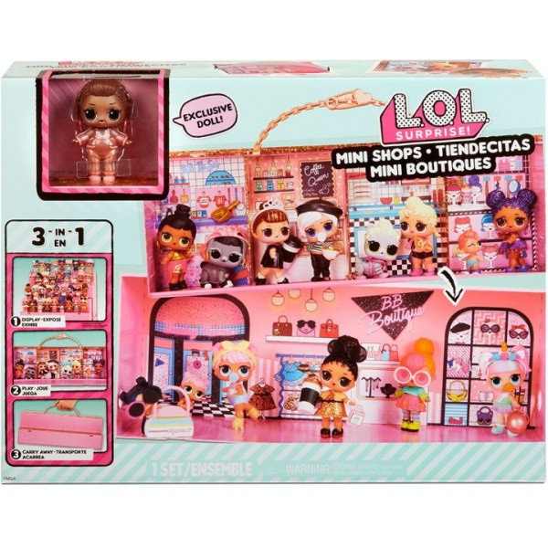 

Игровой набор с куклой L.O.L. SURPRISE! - МАЛЕНЬКИЕ МАГАЗИНЧИКИ 3-в-1 (эксклюзивная кукла в компл.) 576297
