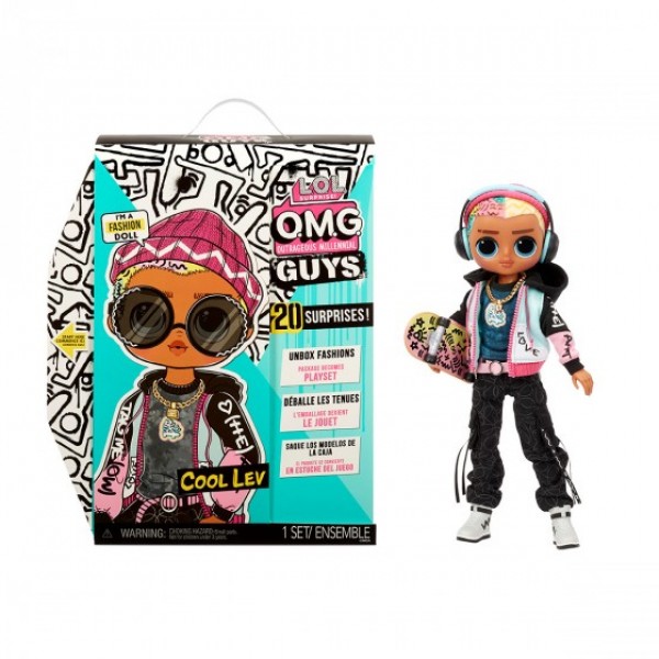 

Игровой набор с куклой L.O.L. SURPRISE! серии "O.M.G. Guys" - БОЙФРЕНД (с аксессуарами) 576716
