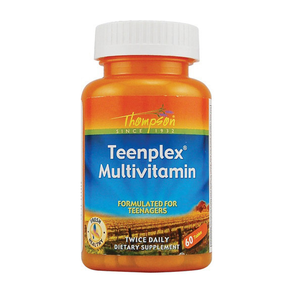 

Мультивитамины для подростков Томпсон / Thompson Teenplex Multivitamin (60 tabs)