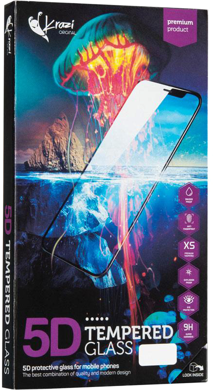 

Защитное стекло Krazi для Apple iPhone 11 Pro Max Black