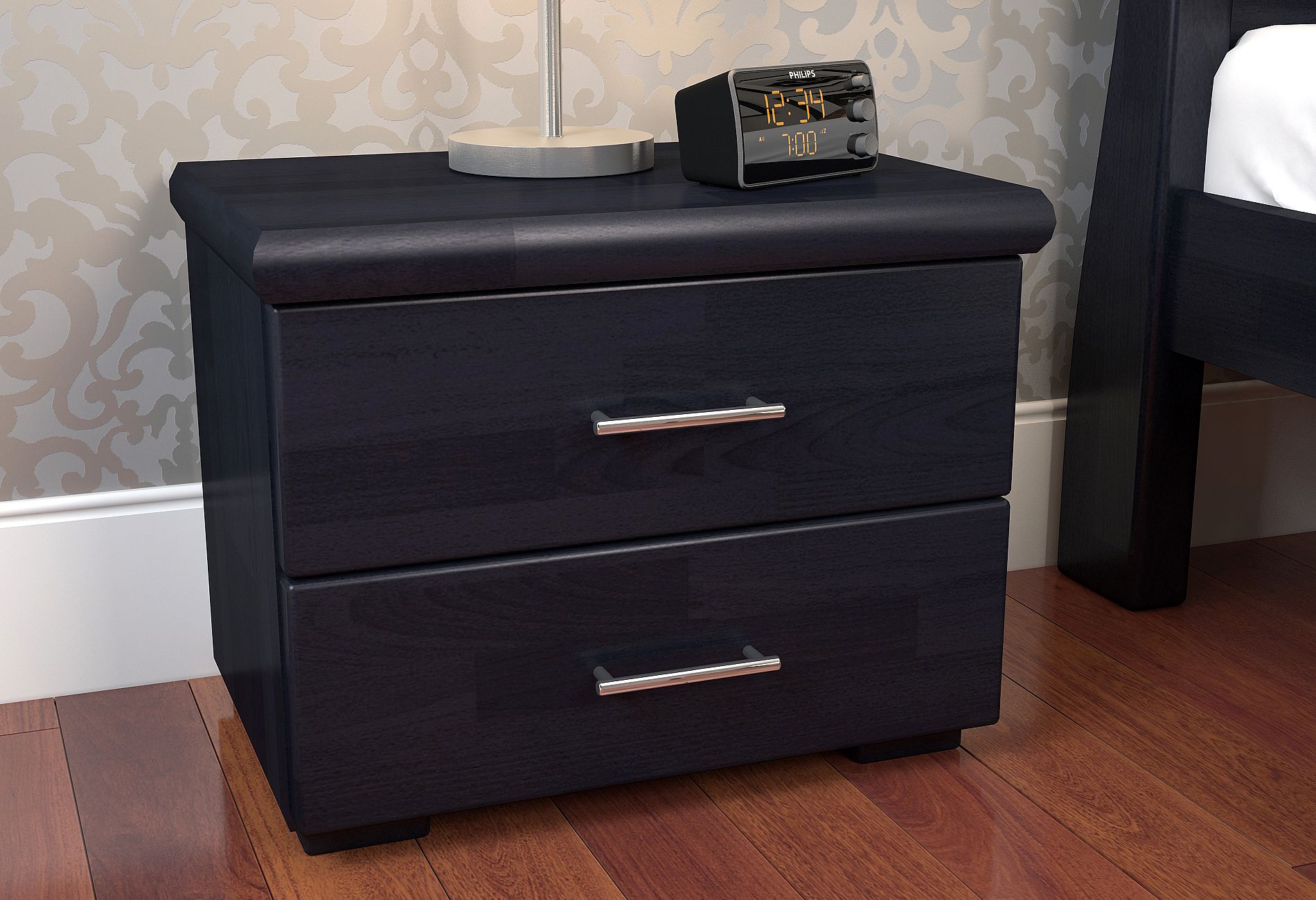 

Тумбочка прикроватная из натурального дерева сосна Эксклюзив венге Арбор Древ