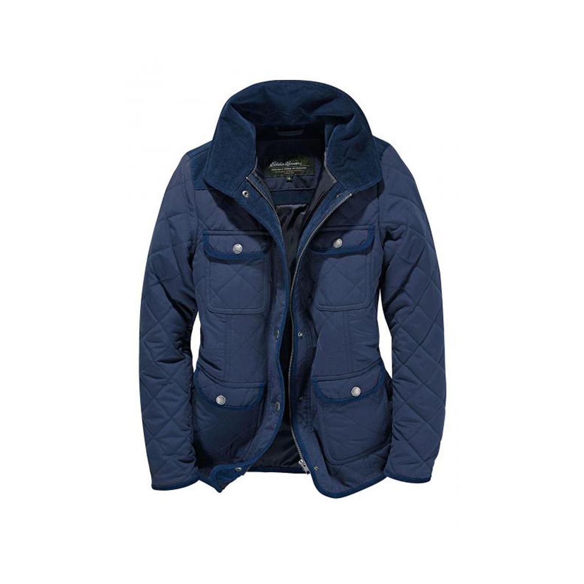 

Куртка Eddie Bauer Womens Steppjacke mit Cordbesatzen NAVY XL Синий