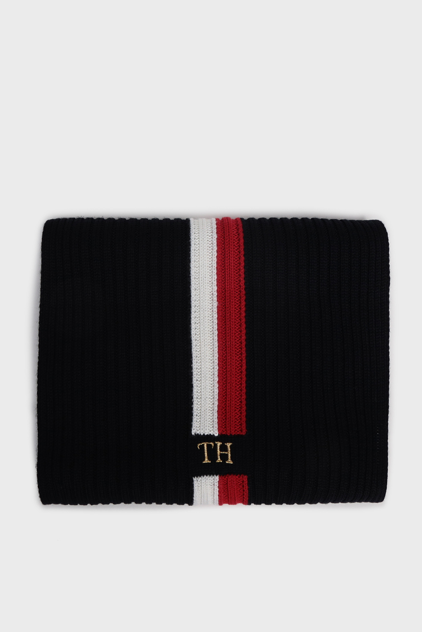 

Мужской темно-синий шарф ICON MERINO KNIT Tommy Hilfiger OS AM0AM05189