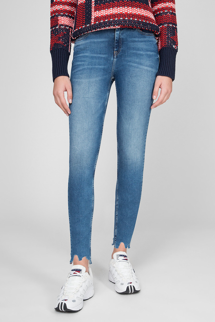 

Женские синие джинсы MID RISE SKINNY NORA 7/8 Tommy Hilfiger 26-32 DW0DW07410