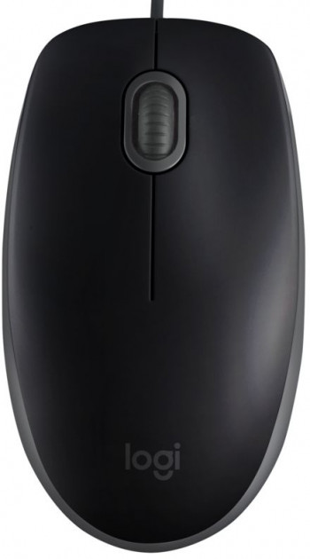 

Мышь Logitech B110 Optical USB Mouse Silent Black