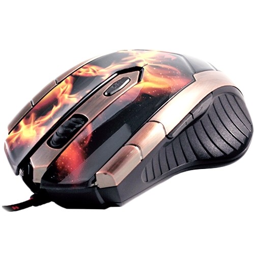 

Мышь Crown CMXG-607 fire Gaming USB
