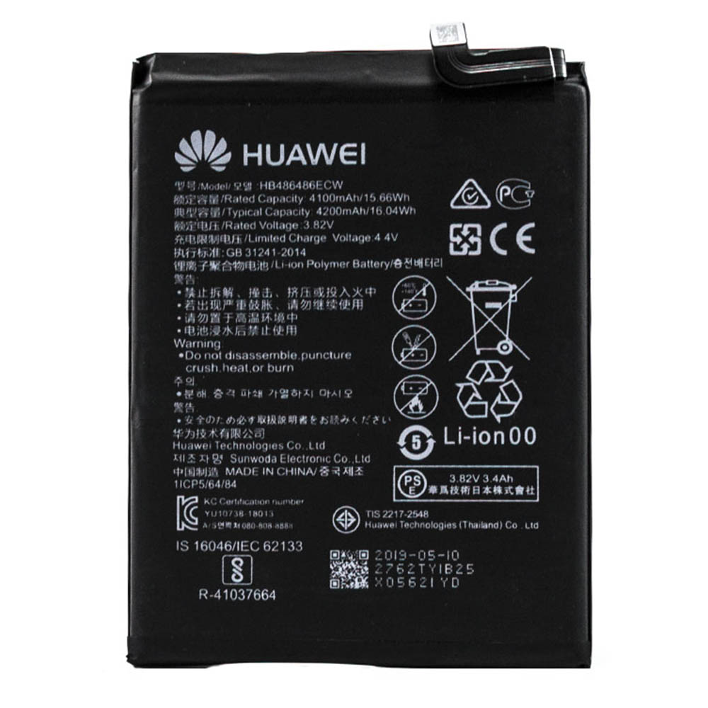 

Аккумулятор HB486486ECW для Huawei P30 Pro 4200мAh High Copy