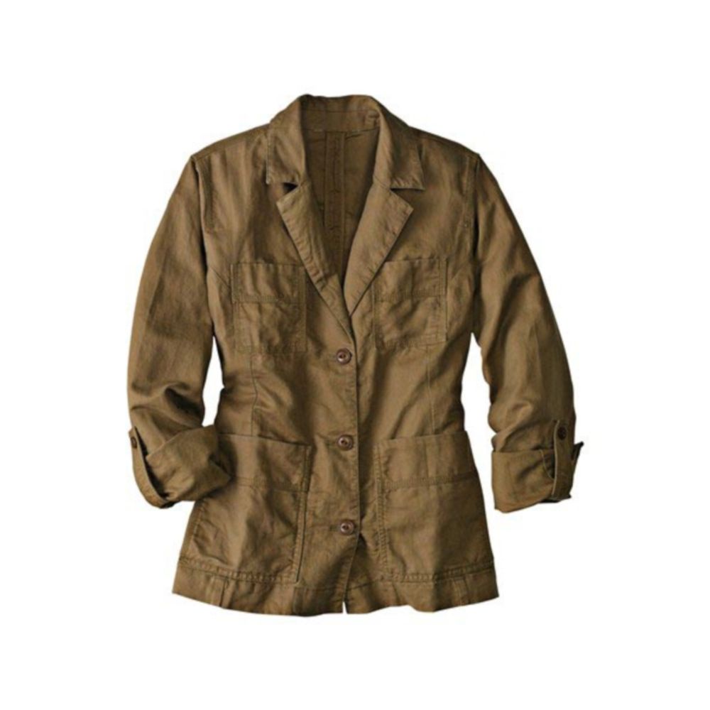 

Жакет Eddie Bauer Womens Jacket Linen BROWN XXL Светло-коричневый
