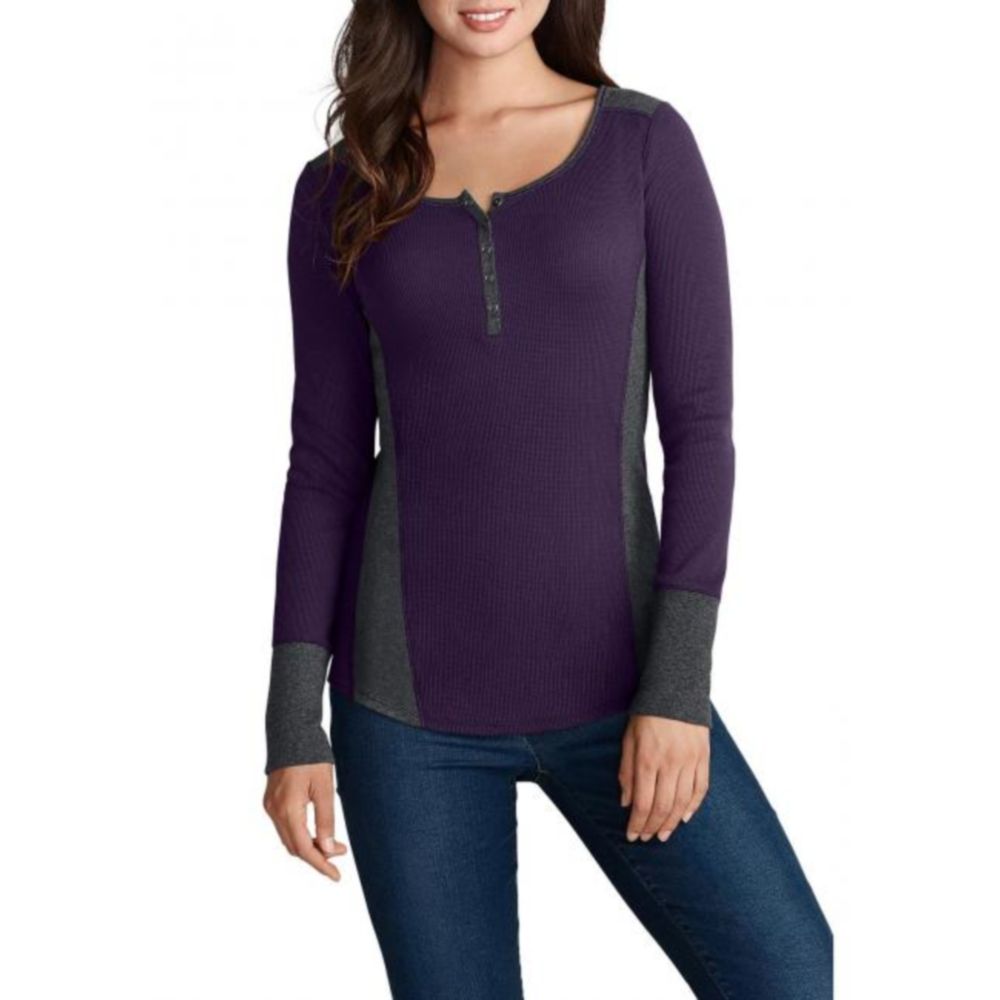 

Кофта Eddie Bauer Womens Henley Long-Sleeve Y-Neck DEEP EGGPLANT  Фиолетовый (009-1060DEP, Кофта Eddie Bauer Womens Henley Long-Sleeve Y-Neck DEEP EGGPLANT XS Фиолетовый (009-1060DEP)