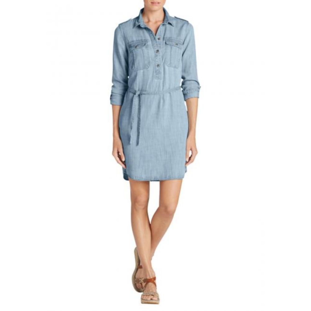 

Платье Eddie Bauer Womens Tranquil Embroidered Dress Lt BLUE  Светло-голубой, Платье Eddie Bauer Womens Tranquil Embroidered Dress Lt BLUE 42 Светло-голубой