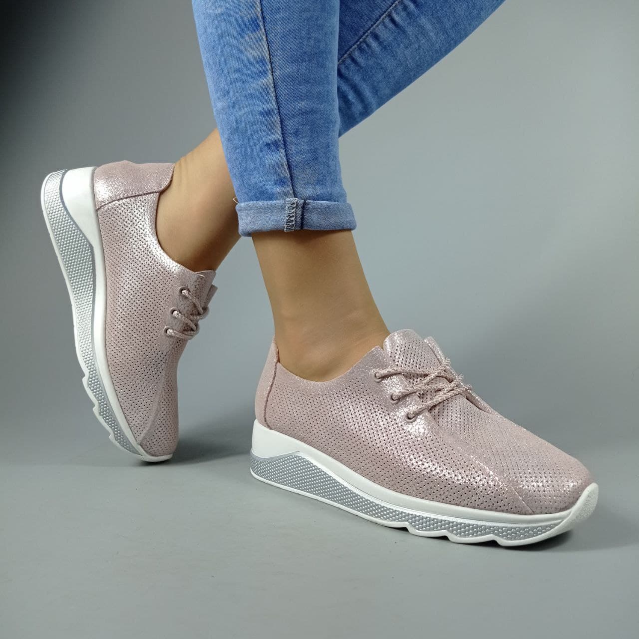 

Кроссовки Kadisailun C226-20 SILVERY SILVER 36 Розовый (C226-20SLSL)