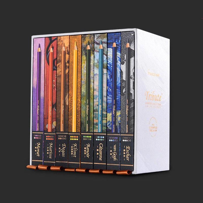 

Набор цветных карандашей Marco Tribute Masters Collection 80 цветов (3300-80)