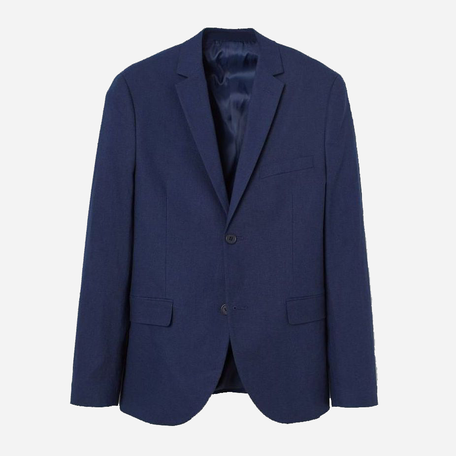 

Пиджак H&M 60725134  Синий, Пиджак H&M 60725134 46 Синий