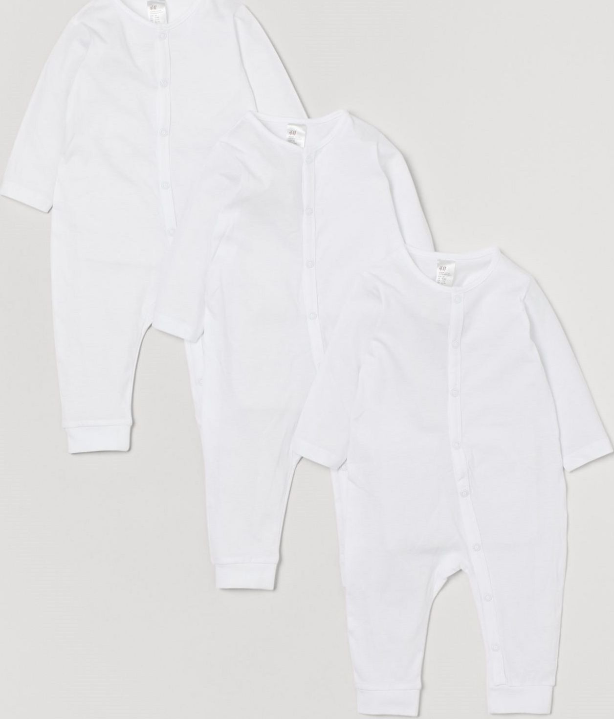 

Человечек H&M 0639563 68 см 3 шт Белый