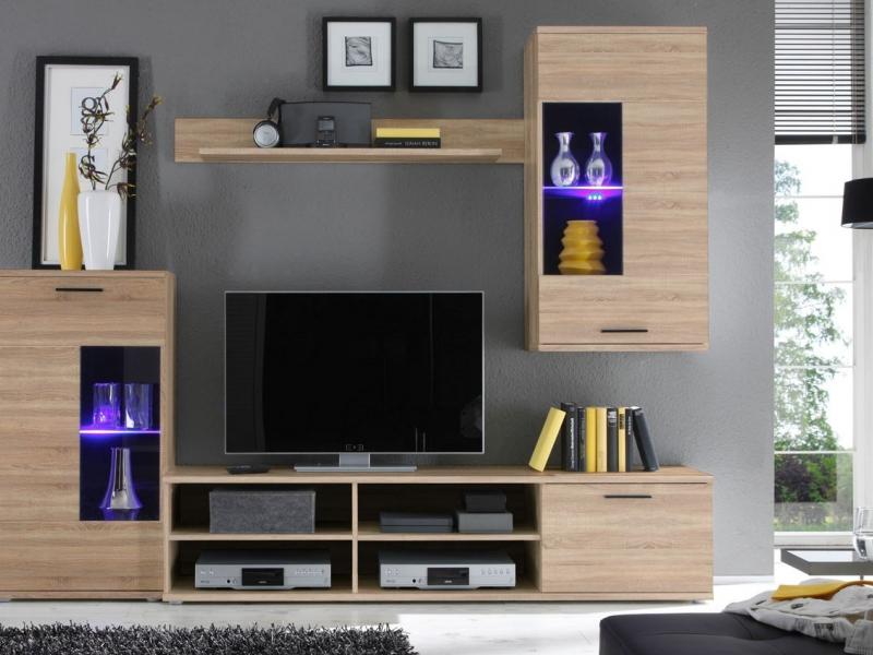 

Вітальня BRW Фронтал 230×190×38,5 дуб сонома
