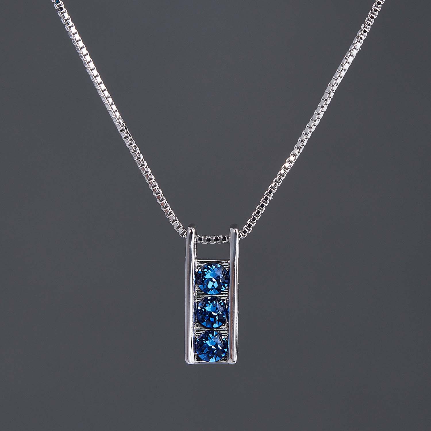 

Кулон с цепочкой Xuping SWR-59 с камнями Swarovski