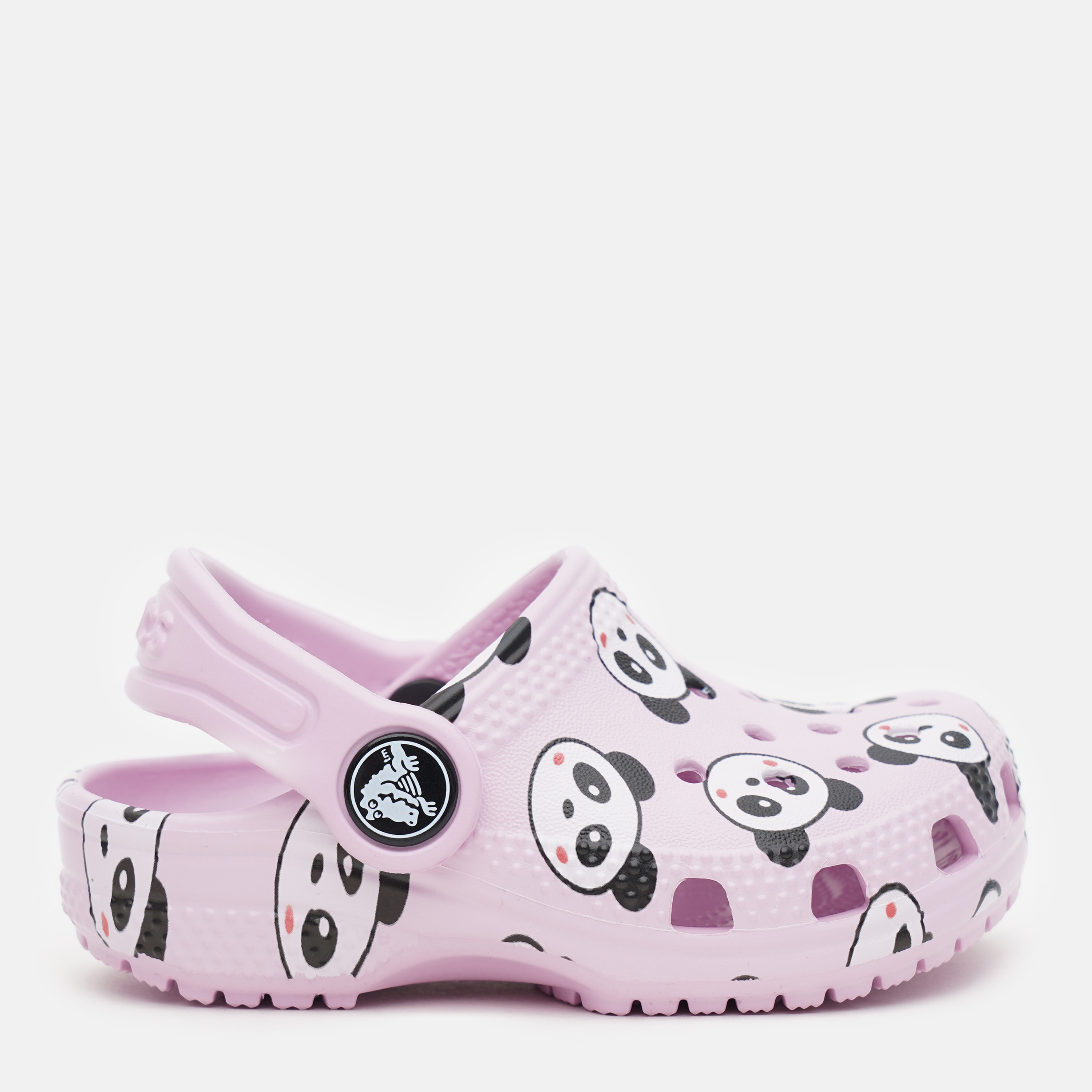 

Кроксы Crocs Classic Panda Print Clog Kids 206999-6GD-C10 27 16.6 см Ballerina Pink