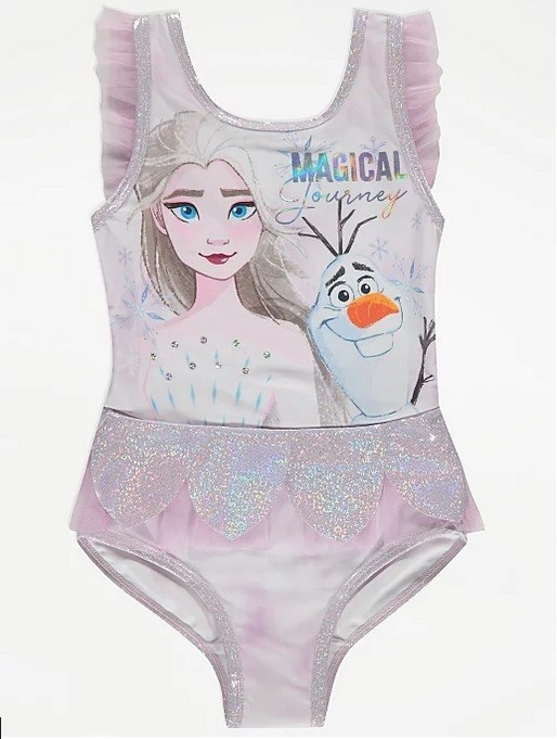 

Детский купальник George Disney Frozen Ледяное сердце Эльза для девочки 104-110 см