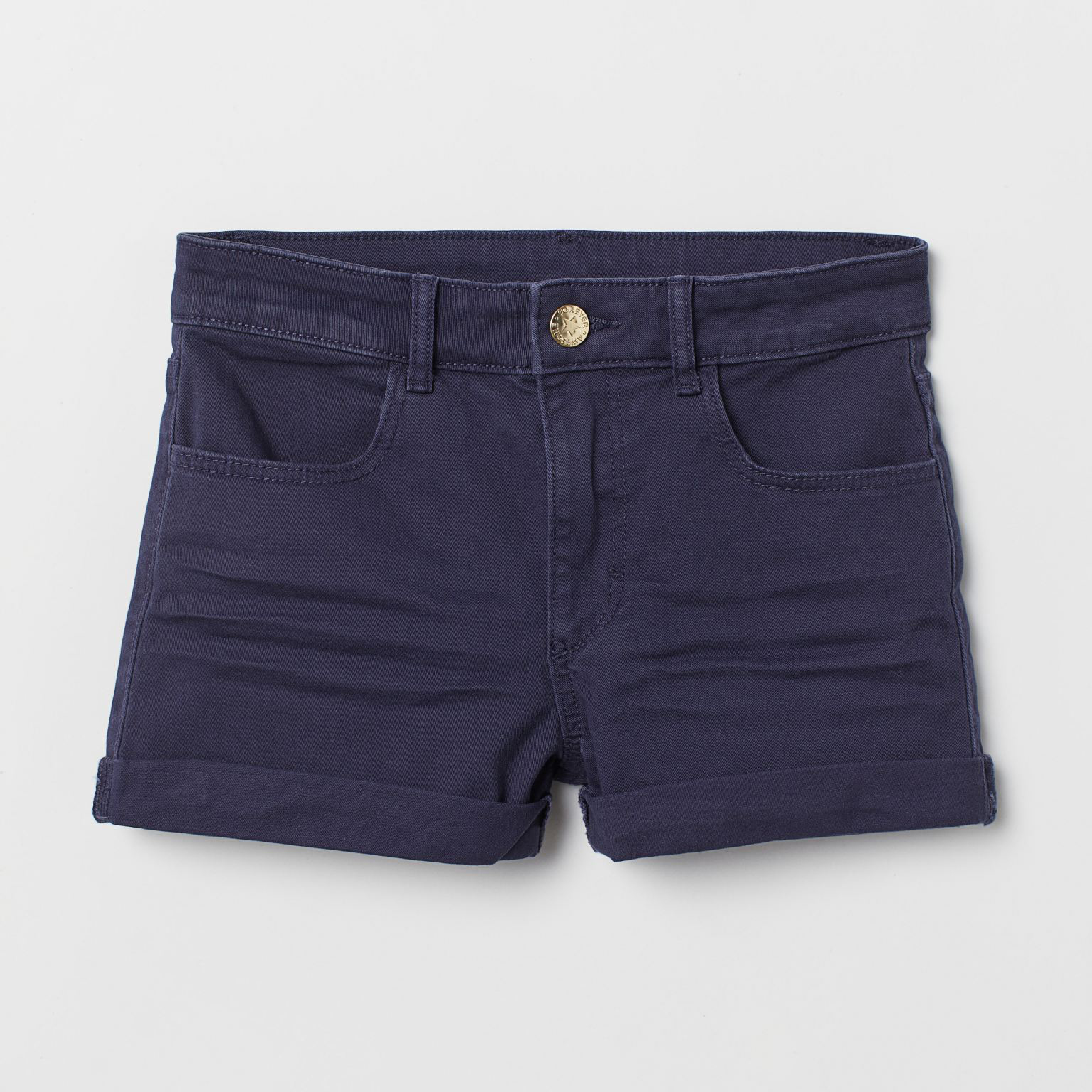 

Шорты джинсовые H&M 060693575_blue 140 см Темно-синие