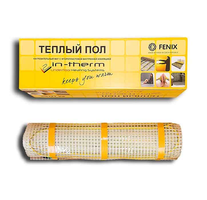 

Нагревательный мат InTherm 200 2.7 м.кв - 550Вт