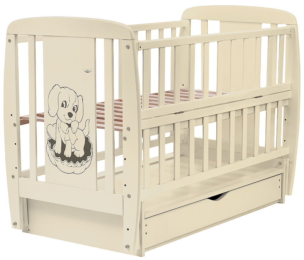 

Кровать Babyroom Собачка маятник бежевый 625293