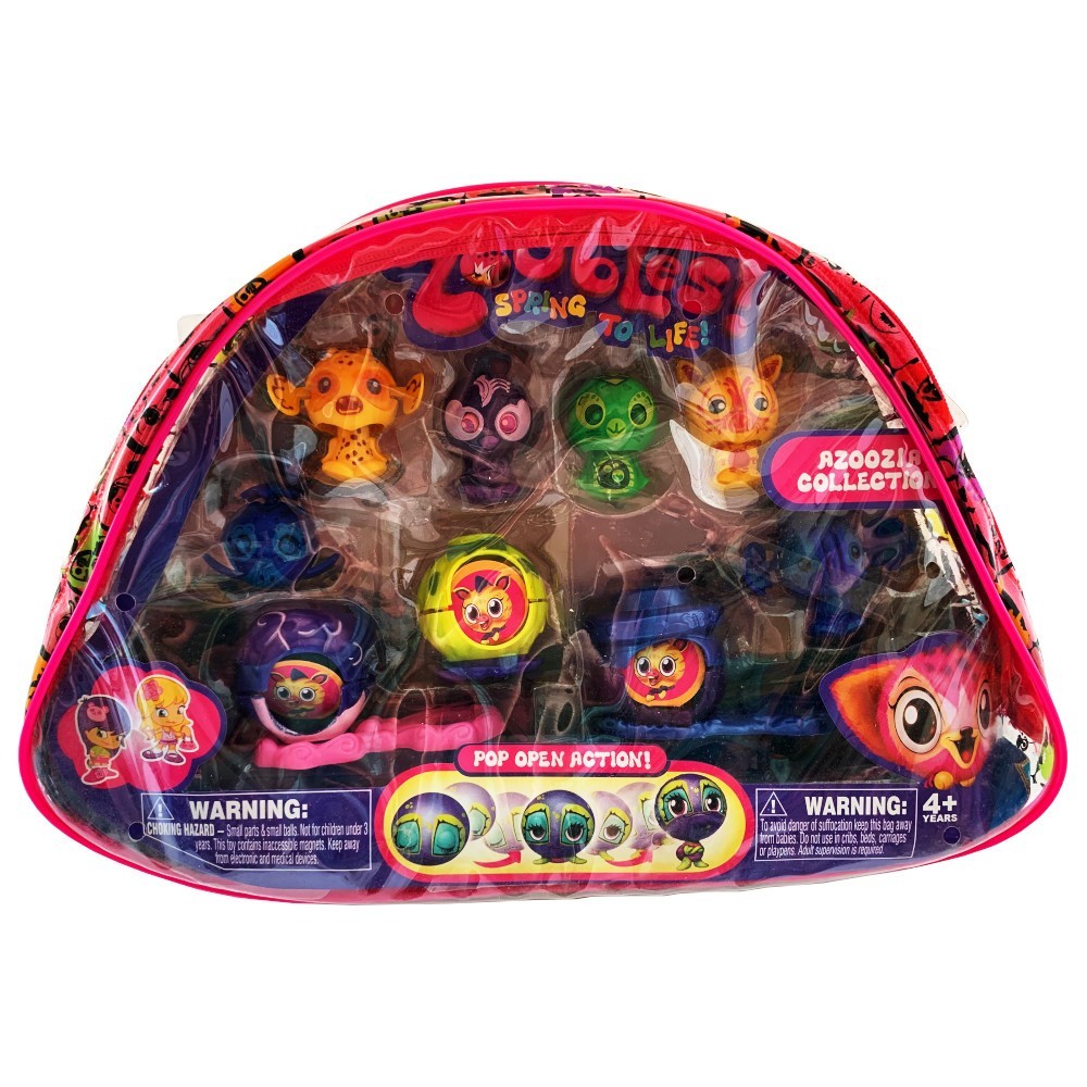 

Игровой набор Zoobles 6 в 1 Azoozia Collection, 3 домика Happitat и сумка (0133-6)