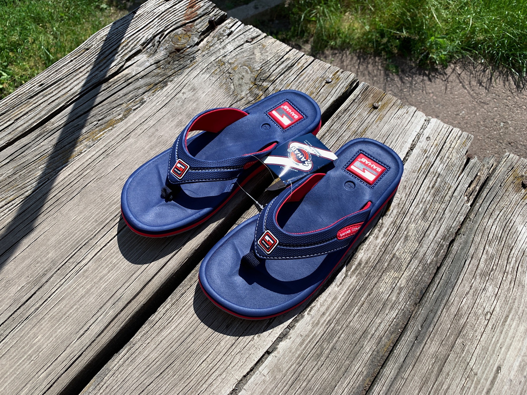 

Вьетнамки SAHAB SH 20-067M 44 Navy-Red синие с красным