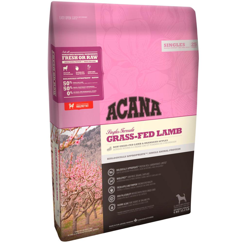 

Сухой корм для собак Acana Singles Grass-Fed Lamb, 11.4 кг