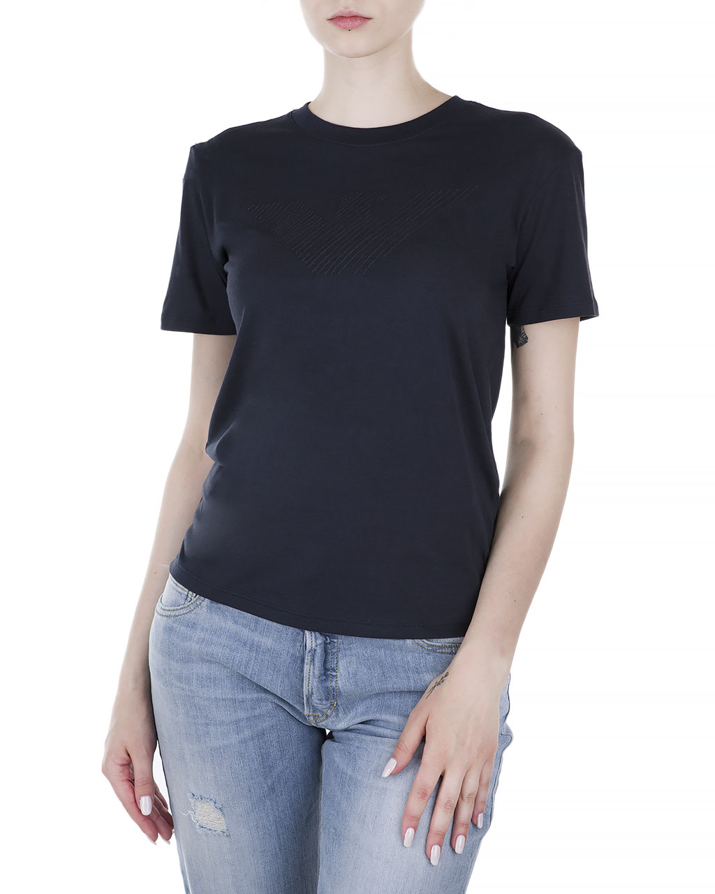 

Футболка жіноча EMPORIO ARMANI (3G2T88-2JSYZ-0918/92) Синій 40