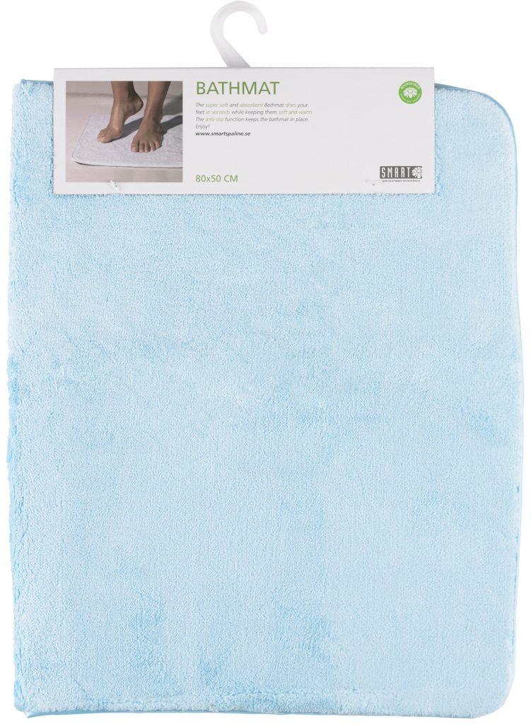 

Коврик для ванной SMART Microfiber System 80*50 см, синего цвета
