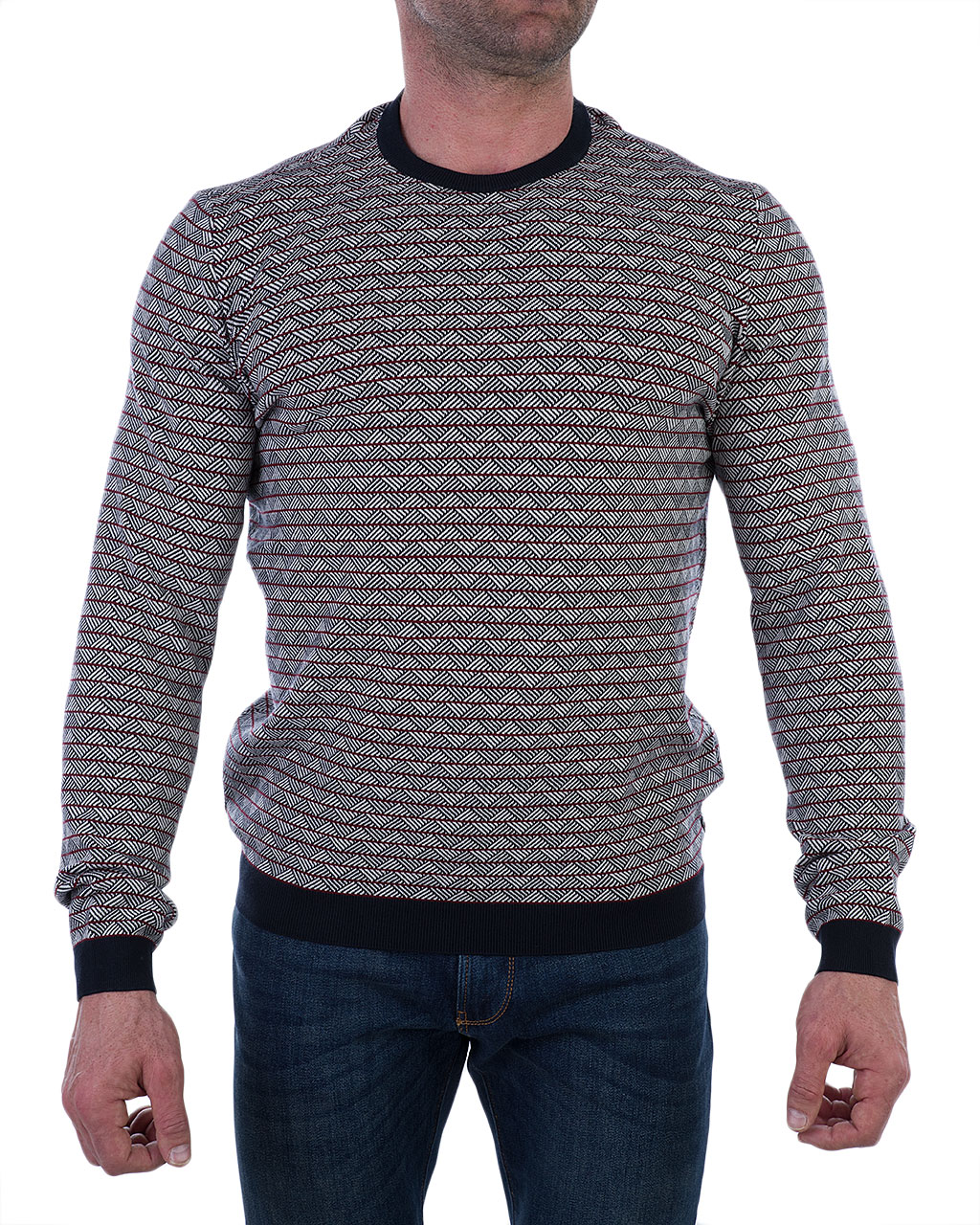 

Джемпер чоловічий EMPORIO ARMANI (6Z1MTE-1M4AZ-F924/8-91) Сірий L