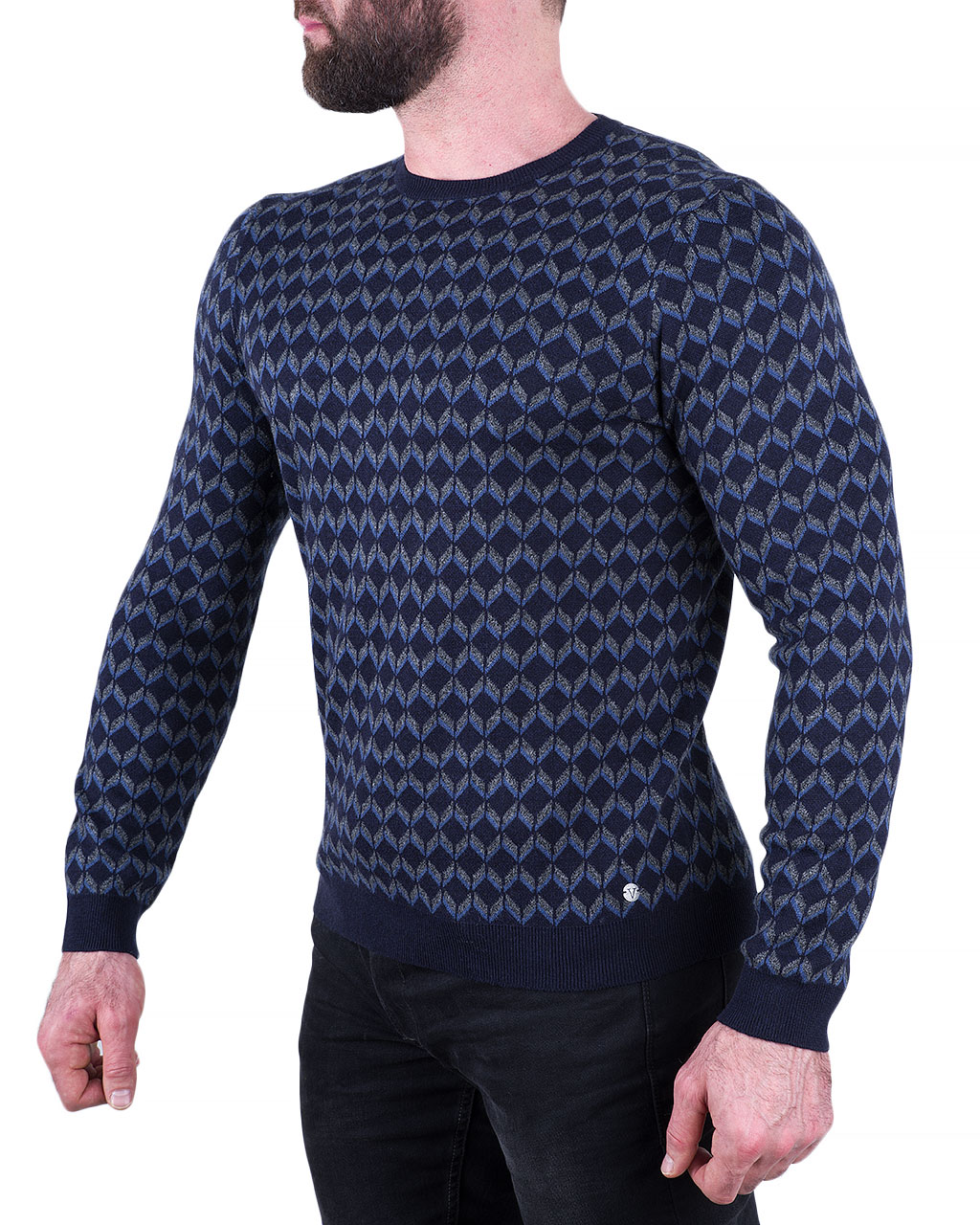 

Джемпер чоловічий MARVELIS (6310-25-18/8-91) Синій XXL