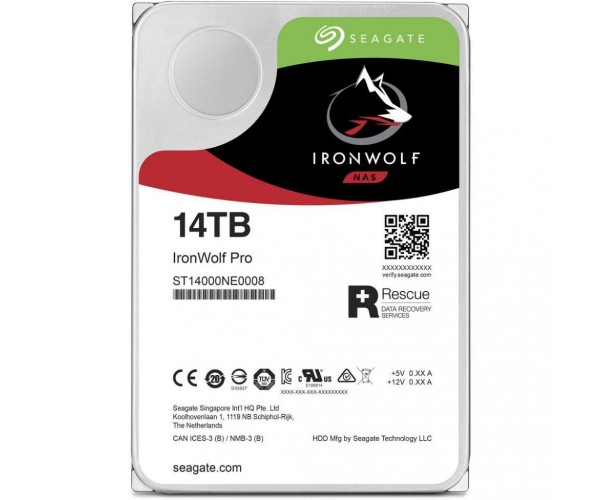

Жесткий диск Seagate IronWolf Pro 14 TB (ST14000NE0008)