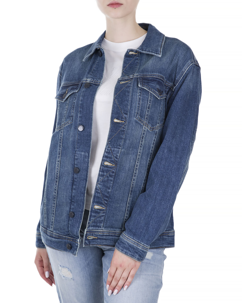

Куртка джинсова жіноча EMPORIO ARMANI (3G2B63-2D5JZ-0941/9) Синій, Куртка джинсова жіноча EMPORIO ARMANI (3G2B63-2D5JZ-0941/9) Синій 42