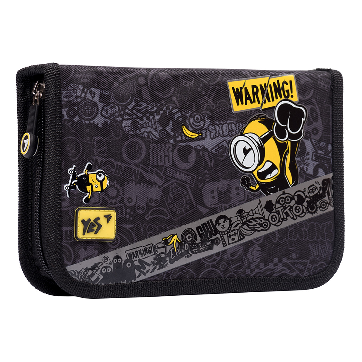 

Пенал-книжка твердый YES одинарный с двумя клапанами HP-04 Minions черный (533075)