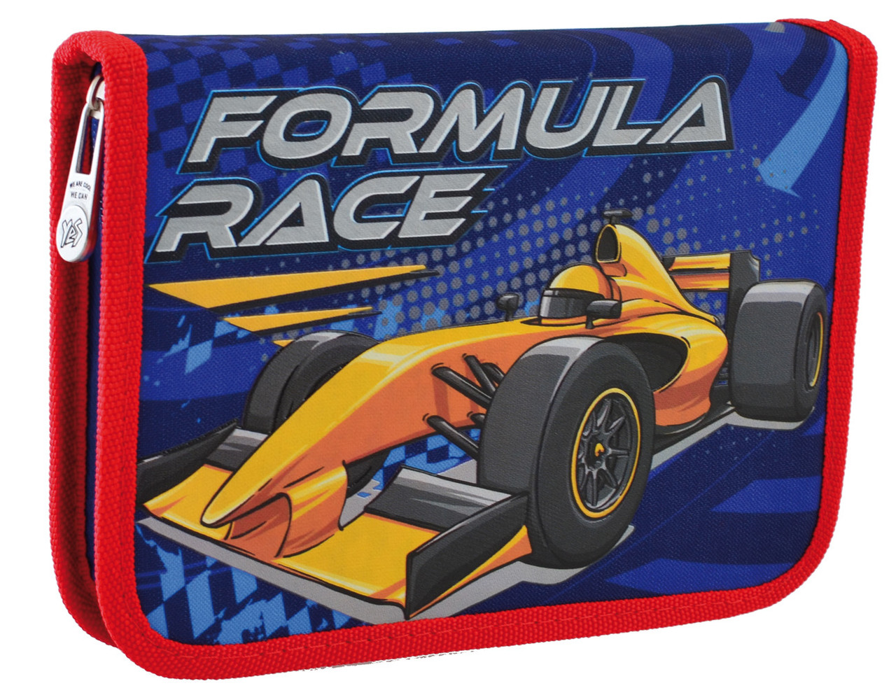 

Пенал-книжка твердый YES одинарный с клапаном HP-03 Formula Race (532147)