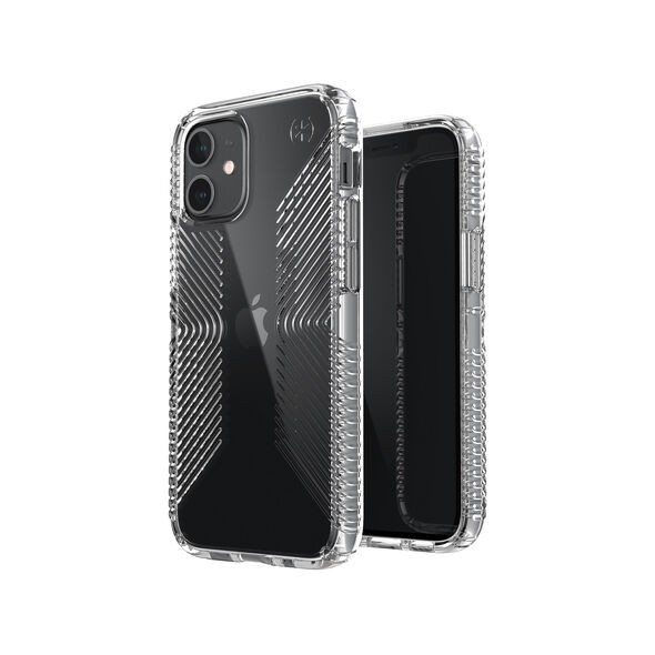 

Прозрачный противоударный защитный чехол бампер Speck Presidio Perfect Clear для iPhone 12 Mini