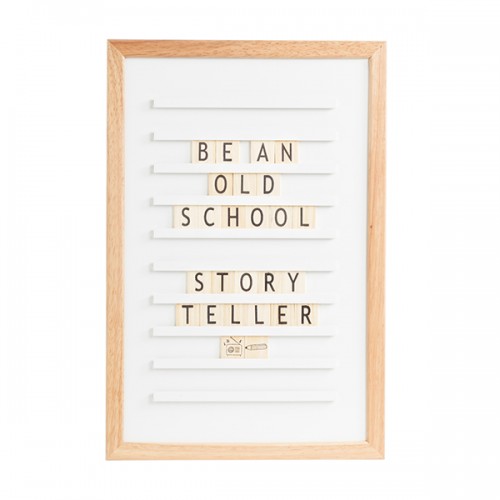 

Доска для создания надписей old school letter board White 30*45